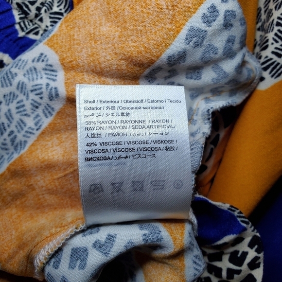 Farm Rio x Anthropologie Leopard Print Relaxed Pants Size Small - Picture 8 of 9